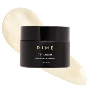 DIME Beauty TBT Cream – Anti-Wrinkle Night Cream with Bakuchiol Retinol Alternative for Fine Lines, Firming and Smoothing Face Moisturizer, Vegan, Cruelty-Free, 1.7 oz / 50 ml