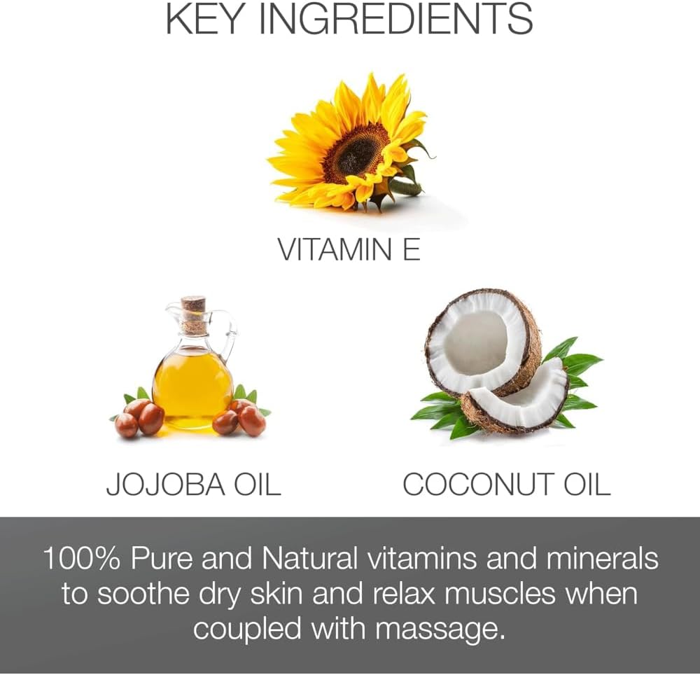 Bon Vital' Rice Bran Oil, 100% Pure and Cold Pressed Carrier Oils for Diffusers, Professional Massage Oil, Best Beauty Secret for Soft & Smooth Skin, Moisturizer, 8 Ounce Bottle - Image 4