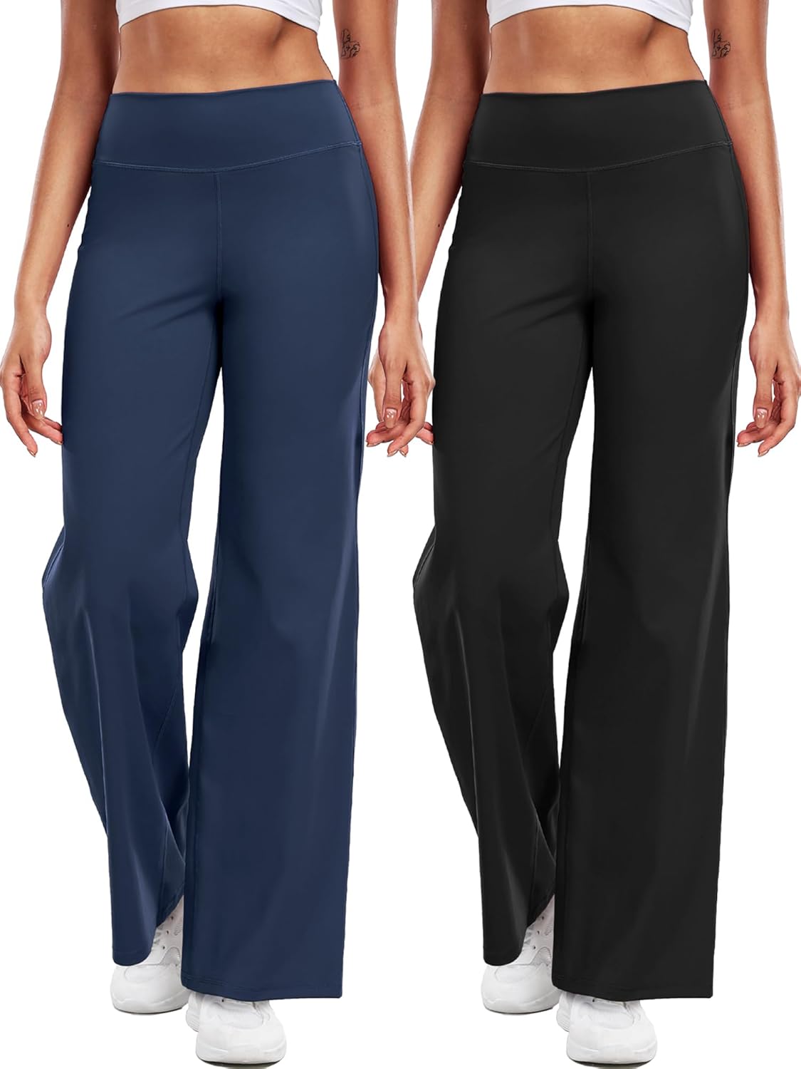 CADMUS Yoga Pants for Women Wide Leg Trousers High Waist Stretch Casual Lounge Sweatpants
