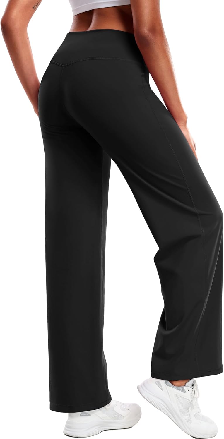 CADMUS Yoga Pants for Women Wide Leg Trousers High Waist Stretch Casual Lounge Sweatpants - Image 6