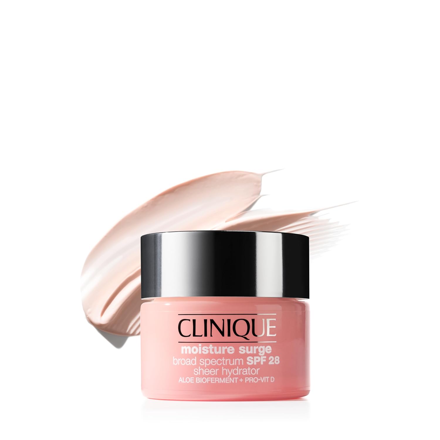 Clinique Moisture Surge Broad Spectrum SPF 28 Sheer Hydrator Face Moisturizer With Hyaluronic Acid, Aloe Bioferment + Provitamin D | Hydrating + Protecting