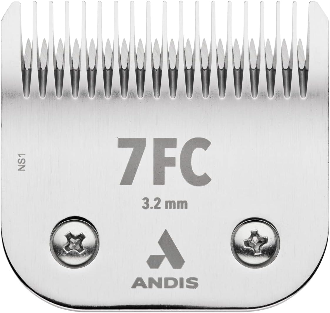 Andis 72600 UltraEdge Detachable Blade Size 7FC – Carbon Steel Dog Clipper Blade, 1/8″ Cut Length, Professional Grooming Performance Andis 72600 UltraEdge Detachable Blade Size 7FC – Carbon Steel Dog Clipper Blade, 1/8″ Cut Length, Professional Grooming Performance
