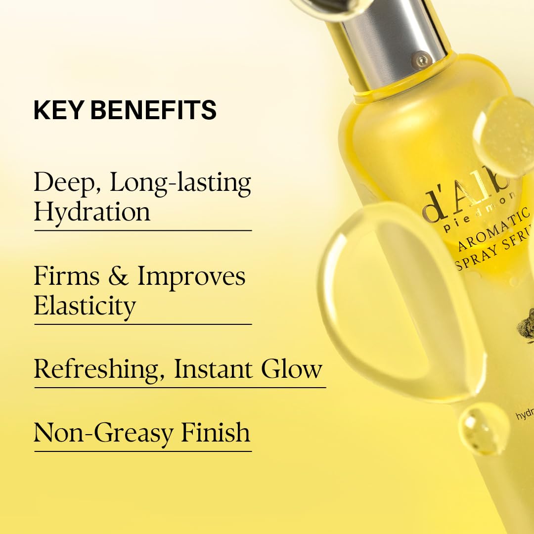 d'alba Piedmont Italian White Truffle First Aromatic Spray Serum, Fragrant VEGAN Glowy Antioxidant Face Mist, Deep Hydration Skin Firmness, Korean Skin Care (4.05 fl.oz) - Image 5