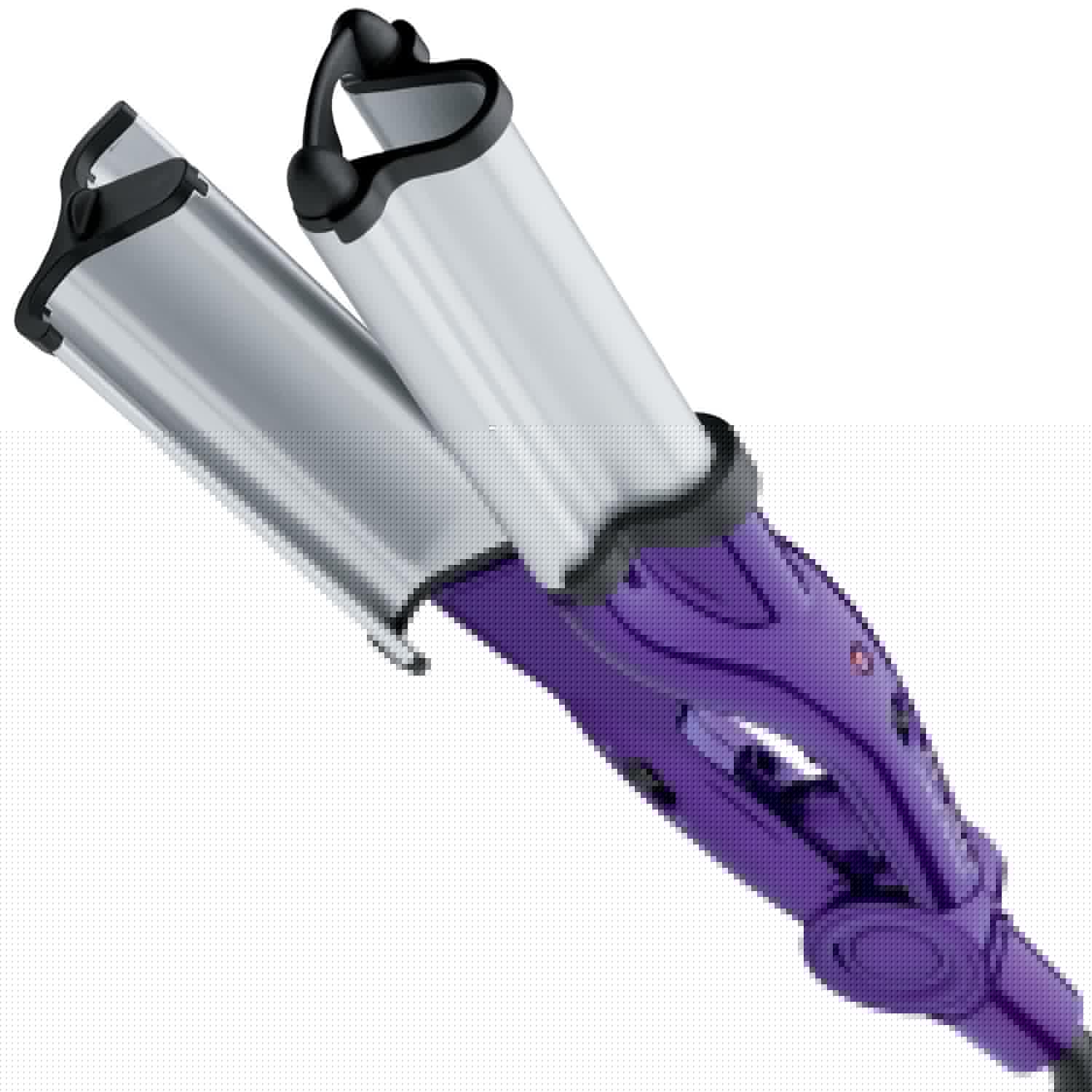 Bed Head Wave Artist Deep Waver | Combat Frizz, Get Long Lasting Results, & Add Massive Shine for Beachy Waves | With Tourmaline Ceramic Technology (Purple)
