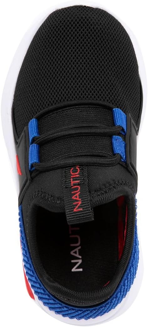 Nautica Kids Athletic Slip-On Sneakers - Comfortable Bungee Running Shoes for Boys and Girls - Stylish and Supportive Footwear for Active Kids (Big Kid/Little Kid/Toddler) - Image 4