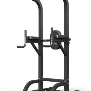 DONIUZ Power Tower Pull Up Bar and Dip Station, Multi-Function Home Gym, Strength Training Fitness Equipment, Height Adjustable