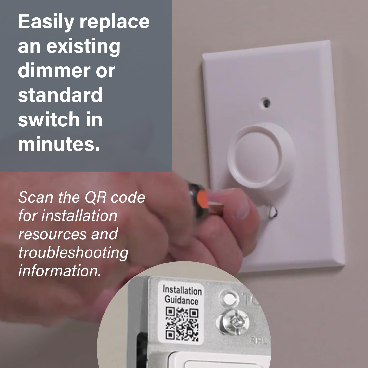 Legrand Radiant 150-Watt Dimmer Light Switch, Single-Pole/3-Way LED Dimmer for Dimmable Lights, RHL153PW, White - Image 4