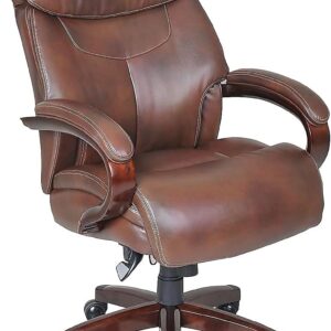La-Z-Boy Bradley Bonded Leather Executive Chair (Roasted Chestnut)