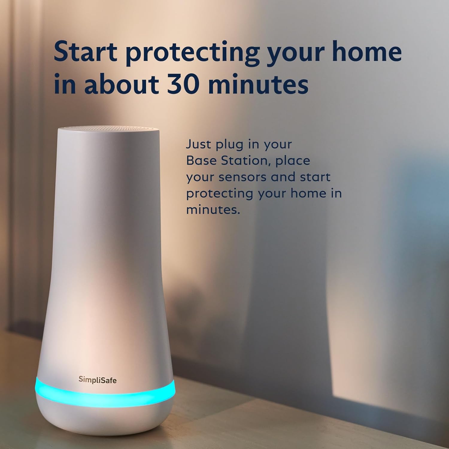 SimpliSafe 12 Piece Wireless Home Security System w/HD Camera - Optional 24/7 Professional Monitoring - No Contract - Compatible with Alexa and Google Assistant, White - Image 3