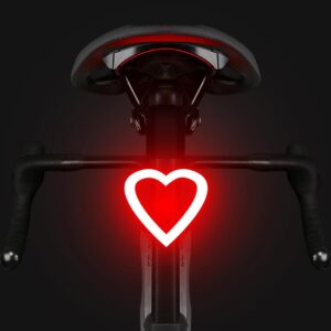 Rechargeable Bike Tail Light LED Bicycle Rear Light Cycling Night Essential Bright Seat Back Safety Lamp 5 Modes Warning Waterproof Flash MTB Light for Men Women Kids
