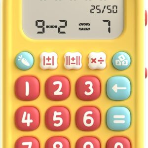 alilo Math Games for Kids Ages 5-12, Portable Math Toys for Practicing Addition, Subtraction, Multiplication and Division, Fun Educational Toy with 5 Modes, 19 Math Games, and 50K Math Questions