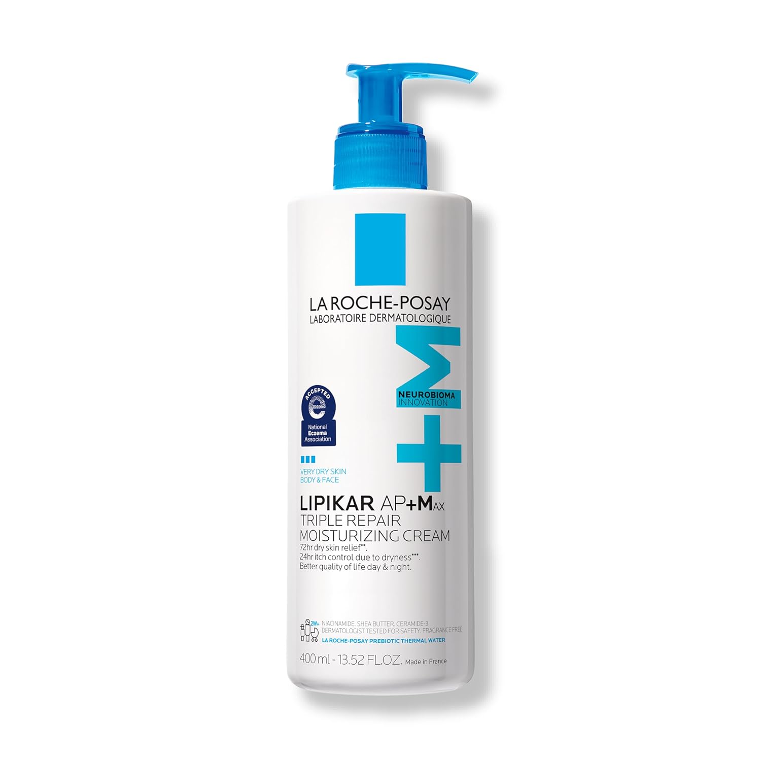 La Roche-Posay Lipikar AP+MAX Triple Repair Moisturizing Body Cream | Face & Body Lotion for Dry Skin with Shea Butter & Niacinamide | Gentle Moisturizer for Very Dry, Rough & Sensitive Skin La Roche-Posay Lipikar AP+MAX Triple Repair Moisturizing Body Cream | Face & Body Lotion for Dry Skin with Shea Butter & Niacinamide | Gentle Moisturizer for Very Dry, Rough & Sensitive Skin