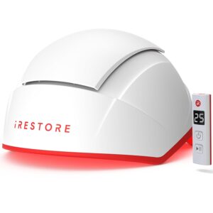 iRestore Professional Laser Red Light Therapy for Hair Growth System – FDA Cleared Hair Loss, Hair Thinning & Alopecia Treatment for Men & Women – 282 Lasers & LEDs