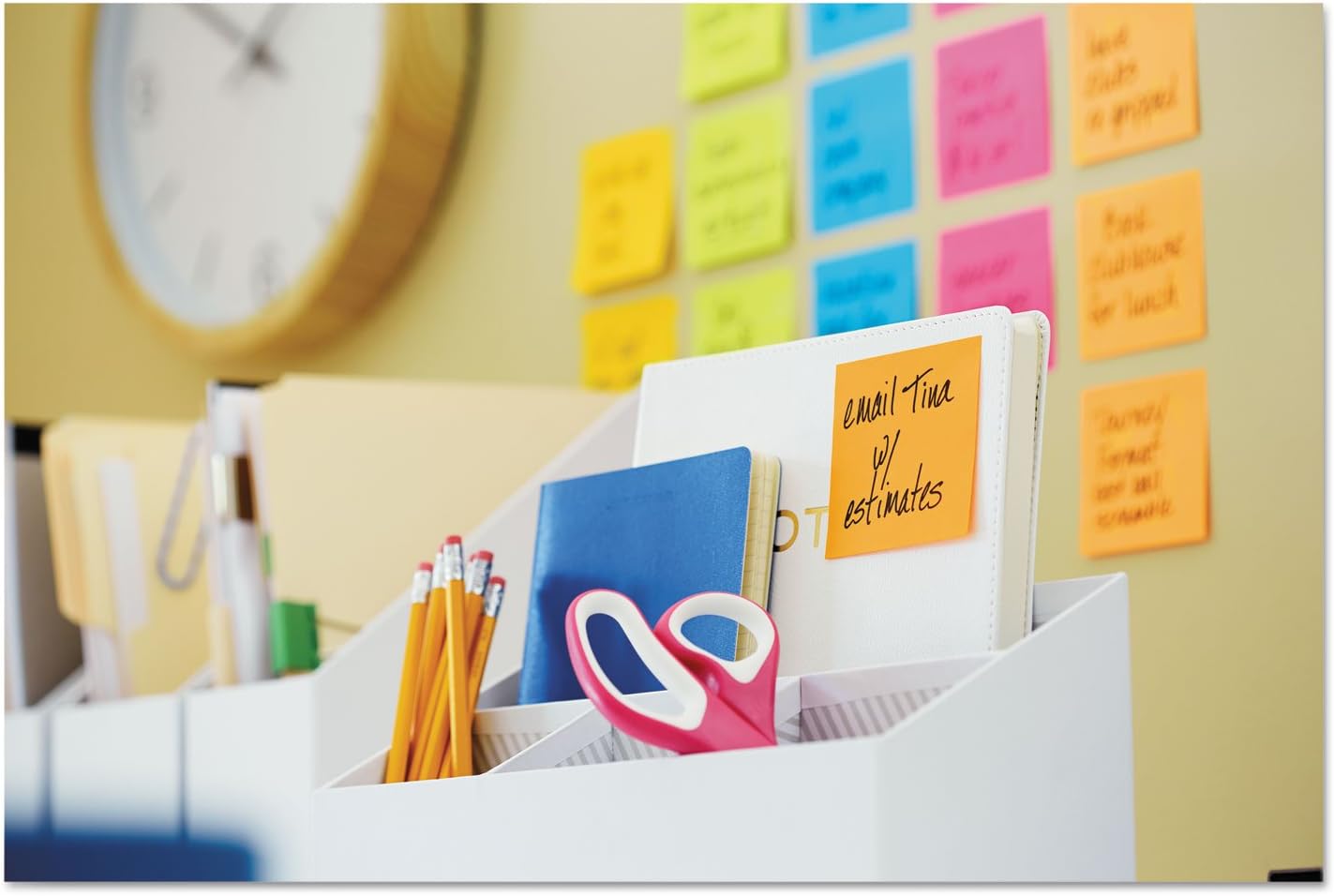 Post-it Super Sticky Notes, 24 Sticky Note Pads, 3 x 3 in., School Supplies, Office Products, Sticky Notes for Vertical Surfaces, Monitors, Walls and Windows, Energy Boost Collection - Image 2