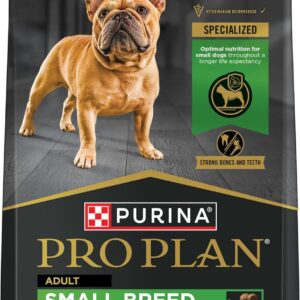 Purina Pro Plan Small Breed Dog Food Shredded Blend Chicken and Rice Formula With Guaranteed Live Probiotics – 18 lb. Bag