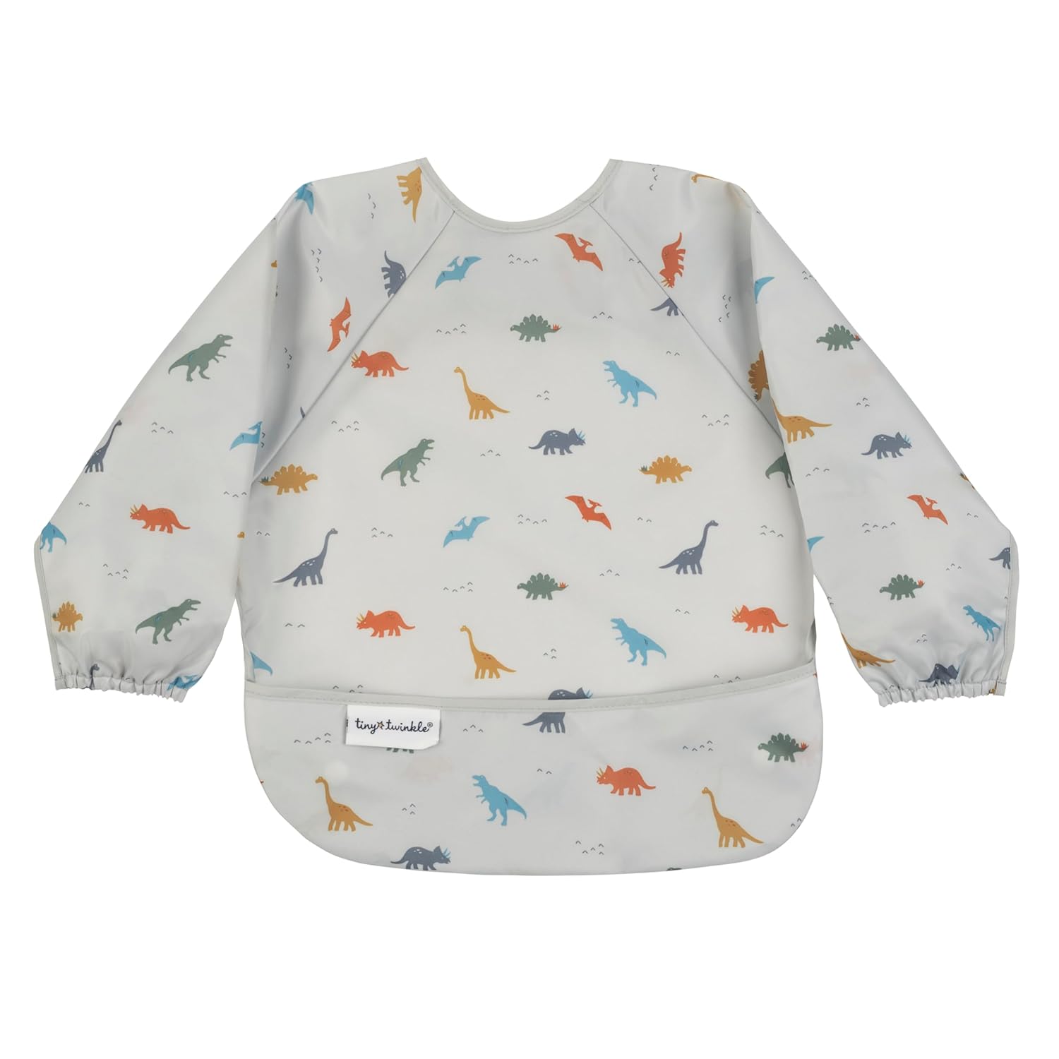 Tiny Twinkle Long Sleeve Bib for Babies & Toddlers | Waterproof Smock Bib for Eating | Machine Washable & Mess-Proof Feeding Essentials | Newborn Shower Gift (Dinosaur, 6–24M) Tiny Twinkle Long Sleeve Bib for Babies & Toddlers | Waterproof Smock Bib for Eating | Machine Washable & Mess-Proof Feeding Essentials | Newborn Shower Gift (Dinosaur, 6–24M)