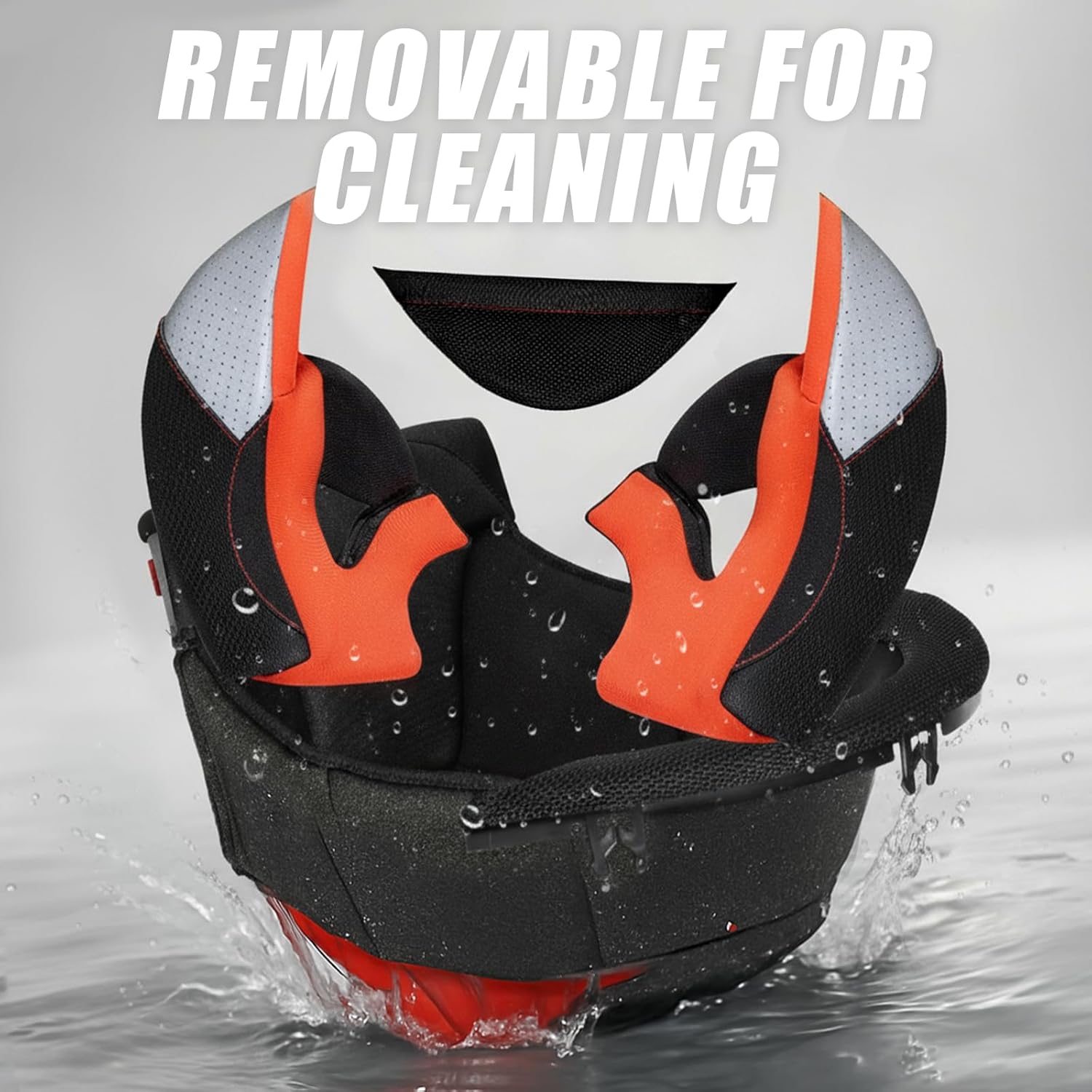CYRIL Full Face Motorcycle Helmet DOT Approved for Adults Men Women, Motorbike Street Bike Racing Helmet with Tinted & Extra Clear Tool-Free Swappable Visors, Includes Storage Bag - Image 6