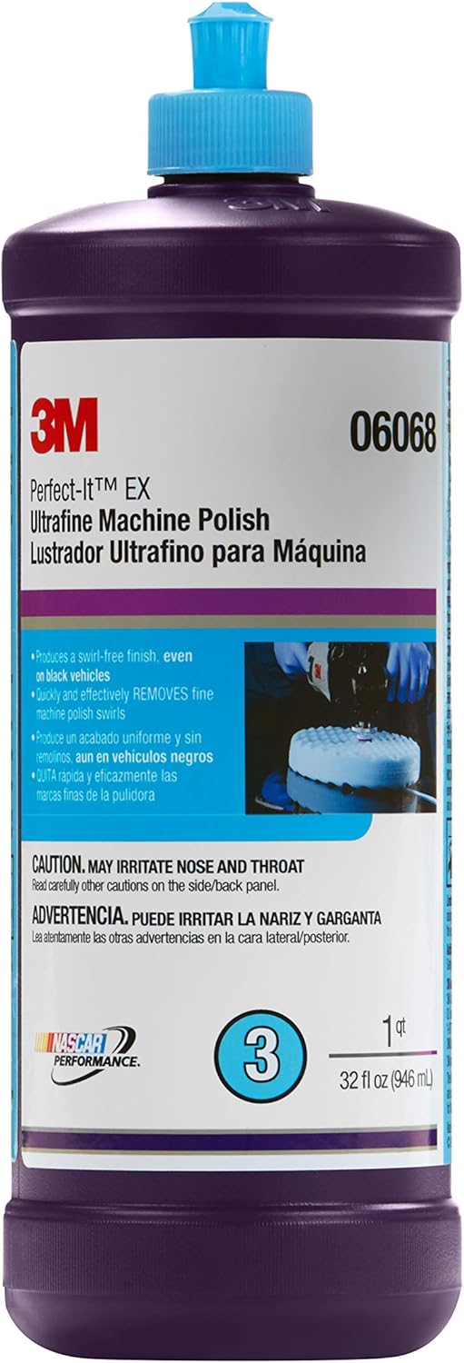 3M Perfect-It Ultrafine Machine Polish, 06068, 32 Fl.Oz, Paint Polish, Automotive Professional-Grade Polish 3M Perfect-It Ultrafine Machine Polish, 06068, 32 Fl.Oz, Paint Polish, Automotive Professional-Grade Polish