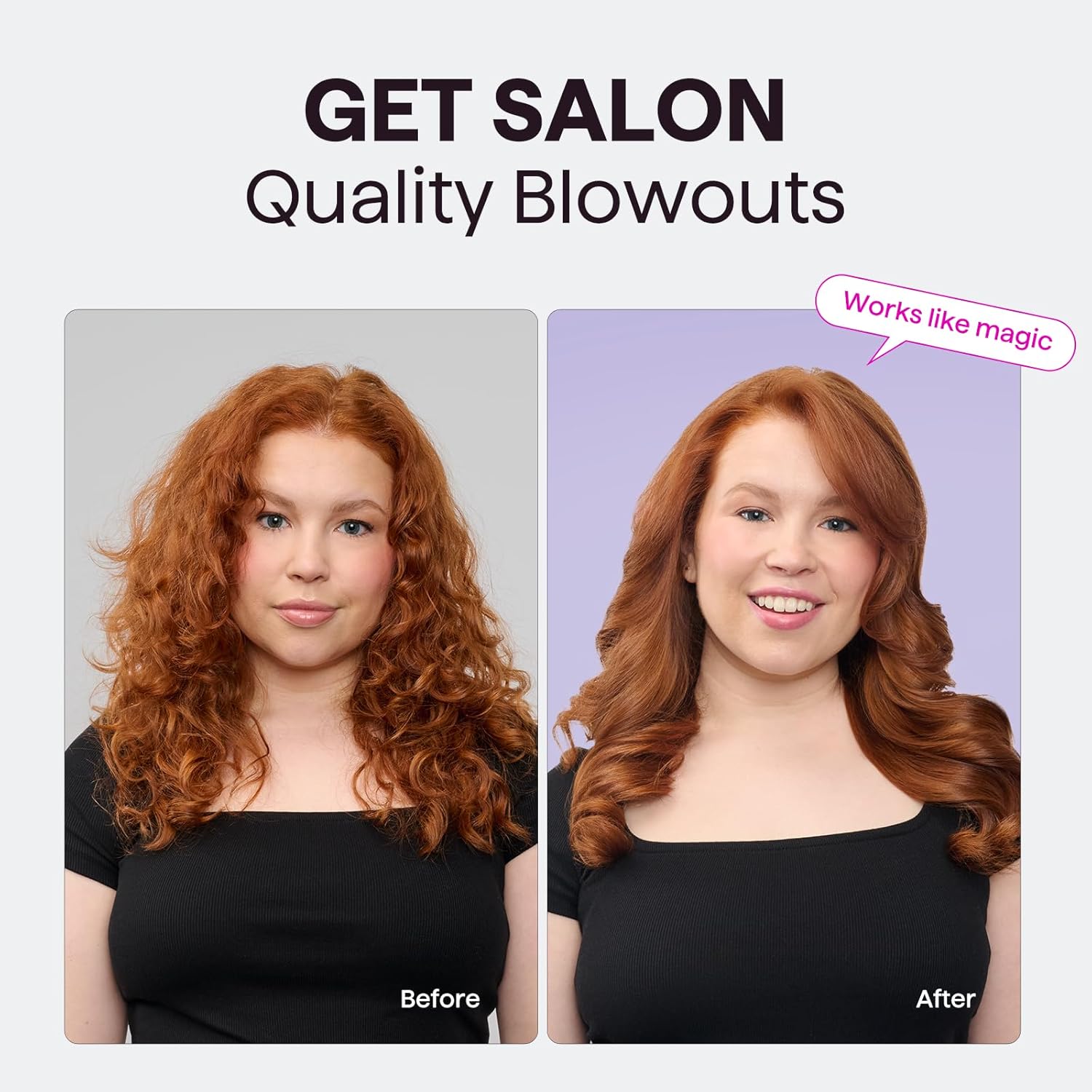 Wavytalk Updated Version Thermal Brush for Blowout Look, Blowout Express 1.5 Inch Ionic Thermal Round Brush Makes Hair Smoother Get Natural Curls, Dual Voltage, Easy to Use - Image 9