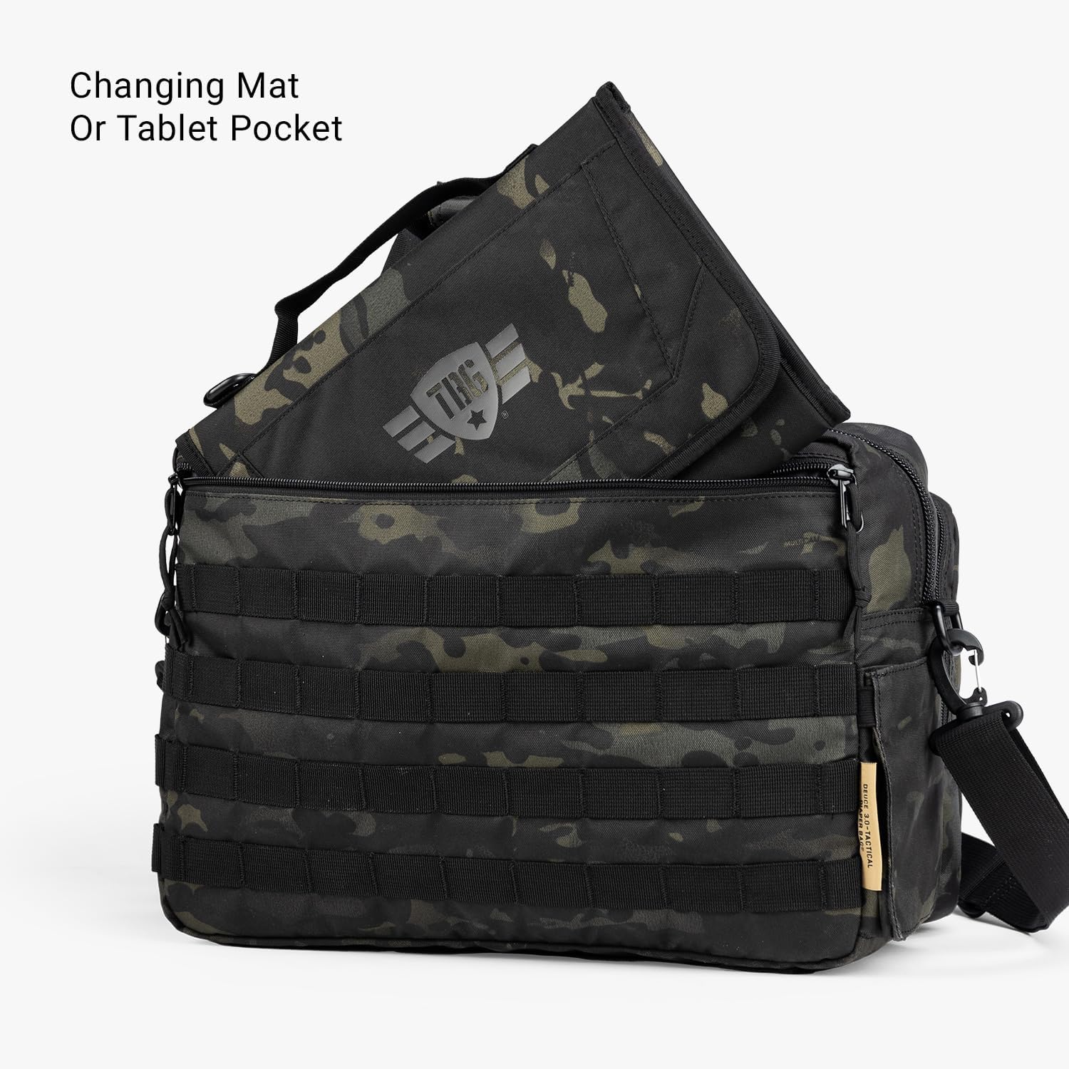 Tactical Baby Gear 4th Gen Tactical Diaper Bag for Dads w/Included Changing Mat, Stroller Straps - Image 3