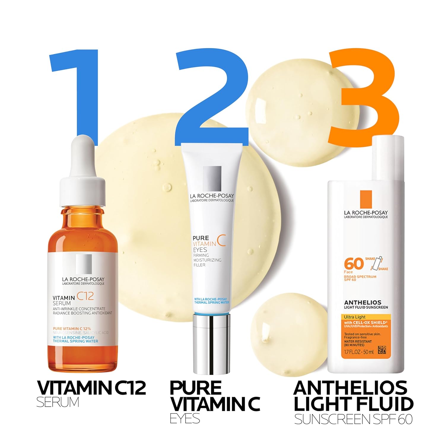 La Roche-Posay Pure 12% Vitamin C Serum For Face With Hyaluronic Acid & Salicylic Acid, Hydrating Face Serum, Boost Radiance & Reduce Wrinkles, 2 Formulas for Normal or Oily Skin Control - Image 10