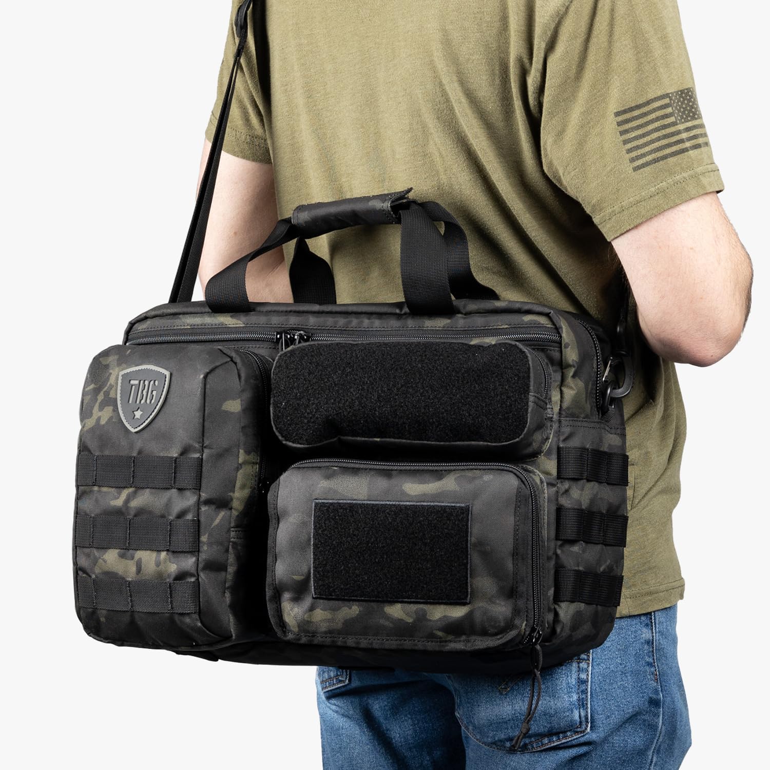 Tactical Baby Gear 4th Gen Tactical Diaper Bag for Dads w/Included Changing Mat, Stroller Straps - Image 2