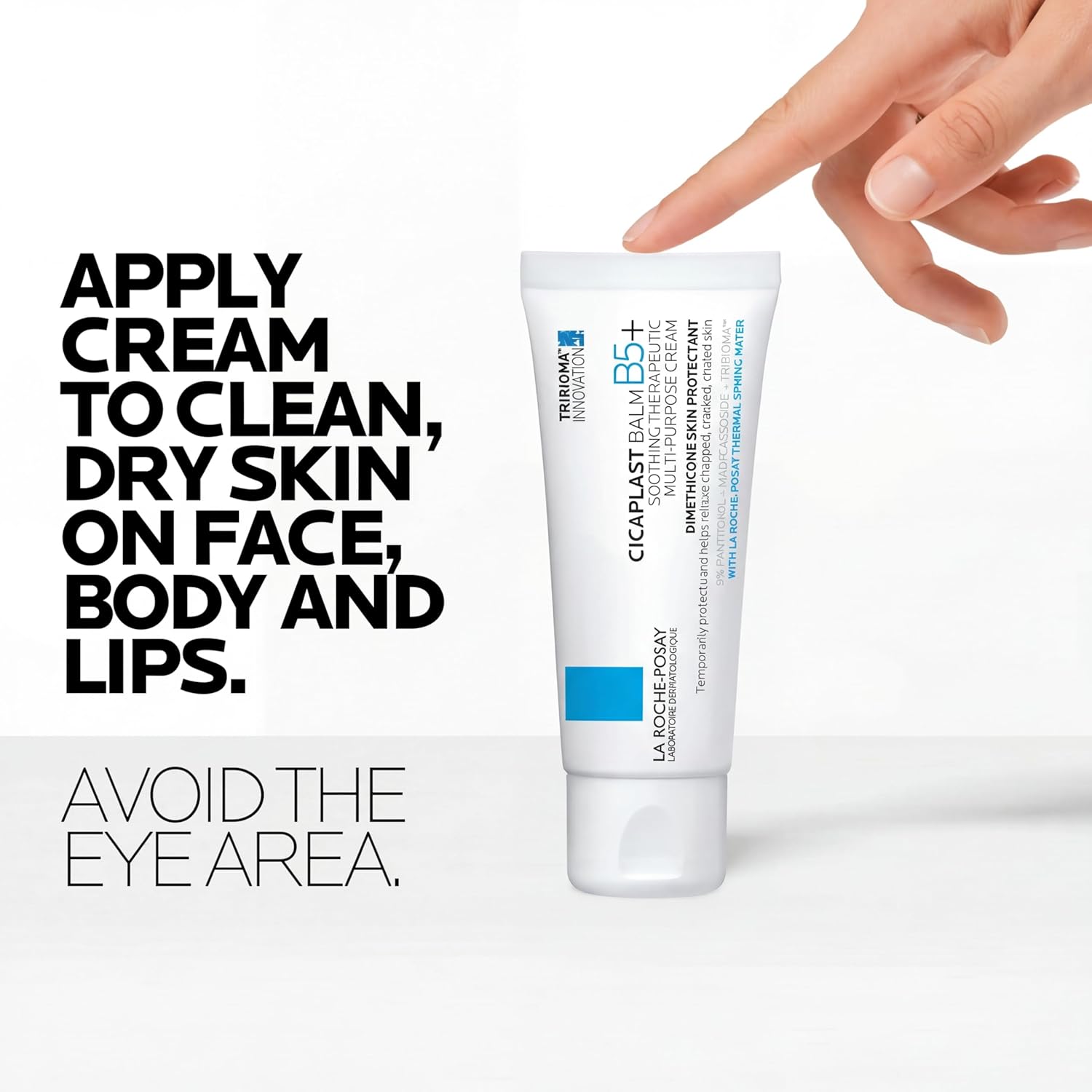 La Roche-Posay Cicaplast Balm B5 Skin Barrier Repair Cream with Centella Asiatica, Shea Butter & Panthenol | Multi-Purpose Healing Ointment for Dry, Irritated Skin | Face, Body & Hand Balm, Baby Safe - Image 9