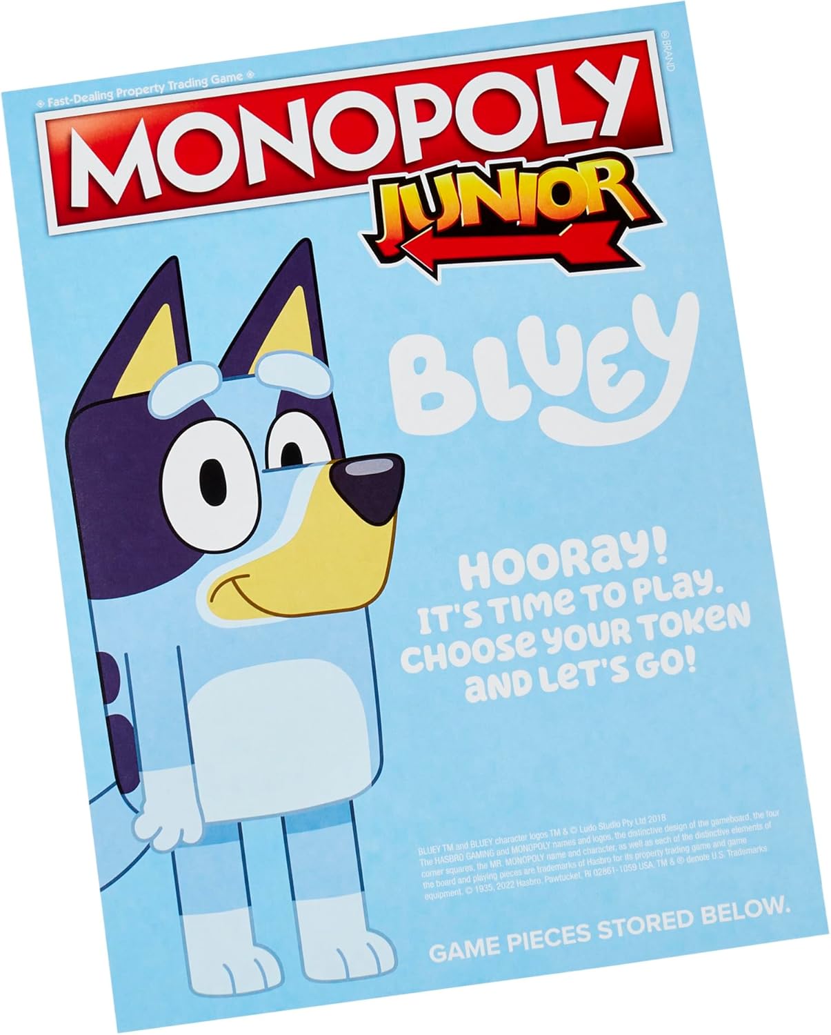 Hasbro Gaming Monopoly Junior Bluey Edition Board Game | Kids Play as Bluey, Bingo, Mum & Dad for Girls & Boys | Ages 5+ (Amazon Exclusive) - Image 15