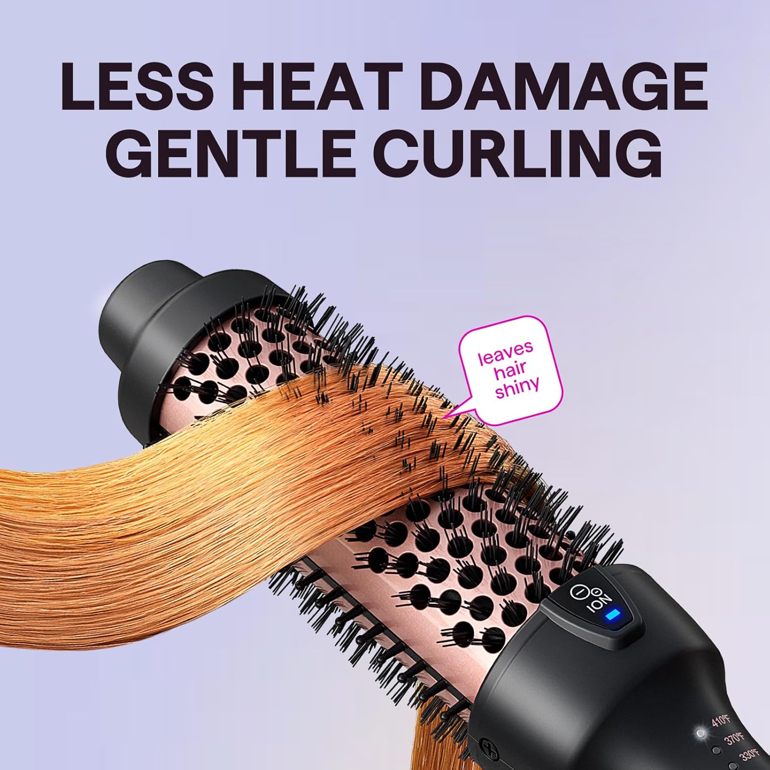 Wavytalk Updated Version Thermal Brush for Blowout Look, Blowout Express 1.5 Inch Ionic Thermal Round Brush Makes Hair Smoother Get Natural Curls, Dual Voltage, Easy to Use - Image 5