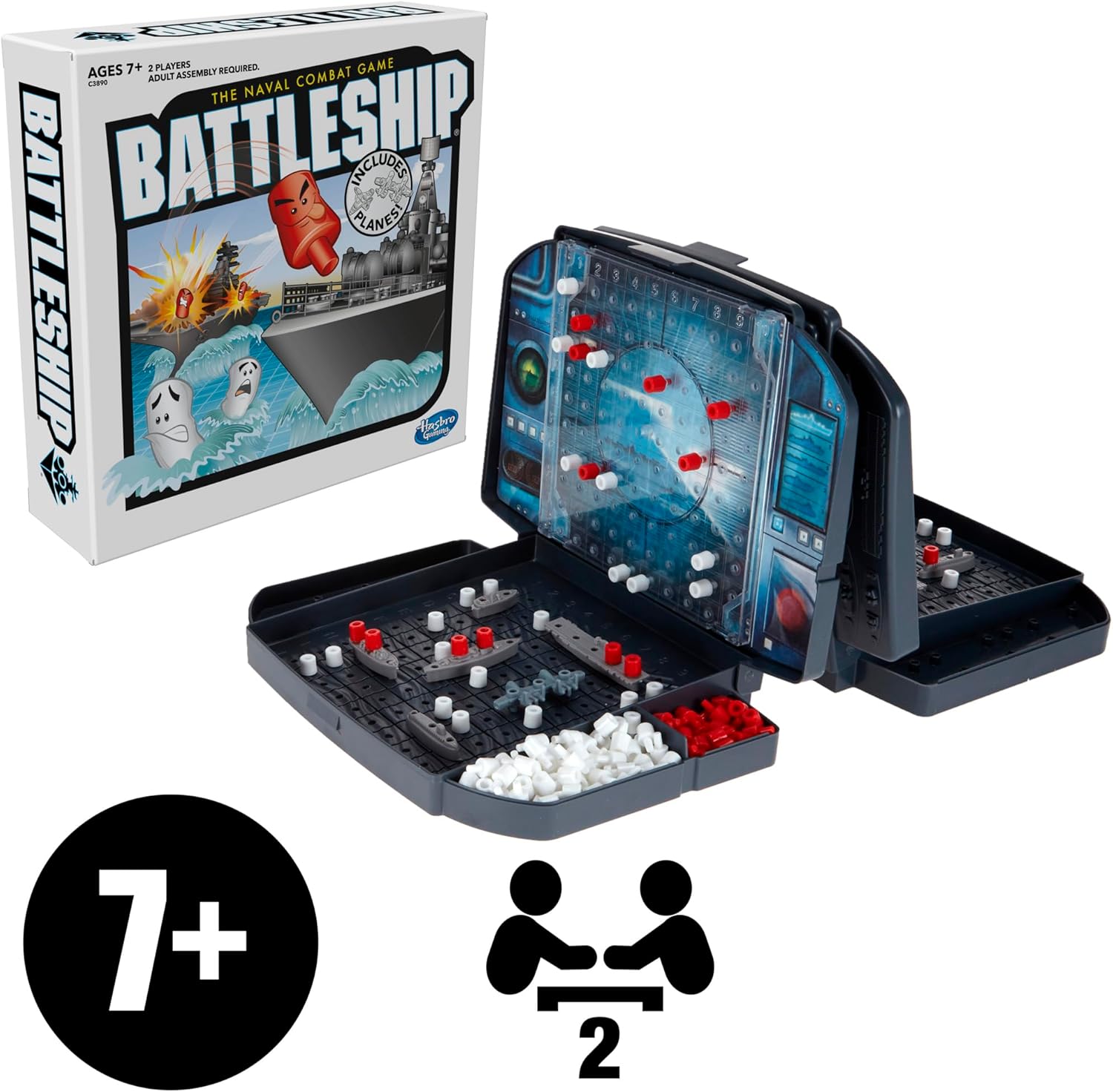 Hasbro Gaming Battleship with Planes Strategy Board Game for Ages 7 and Up (Amazon Exclusive) - Image 9
