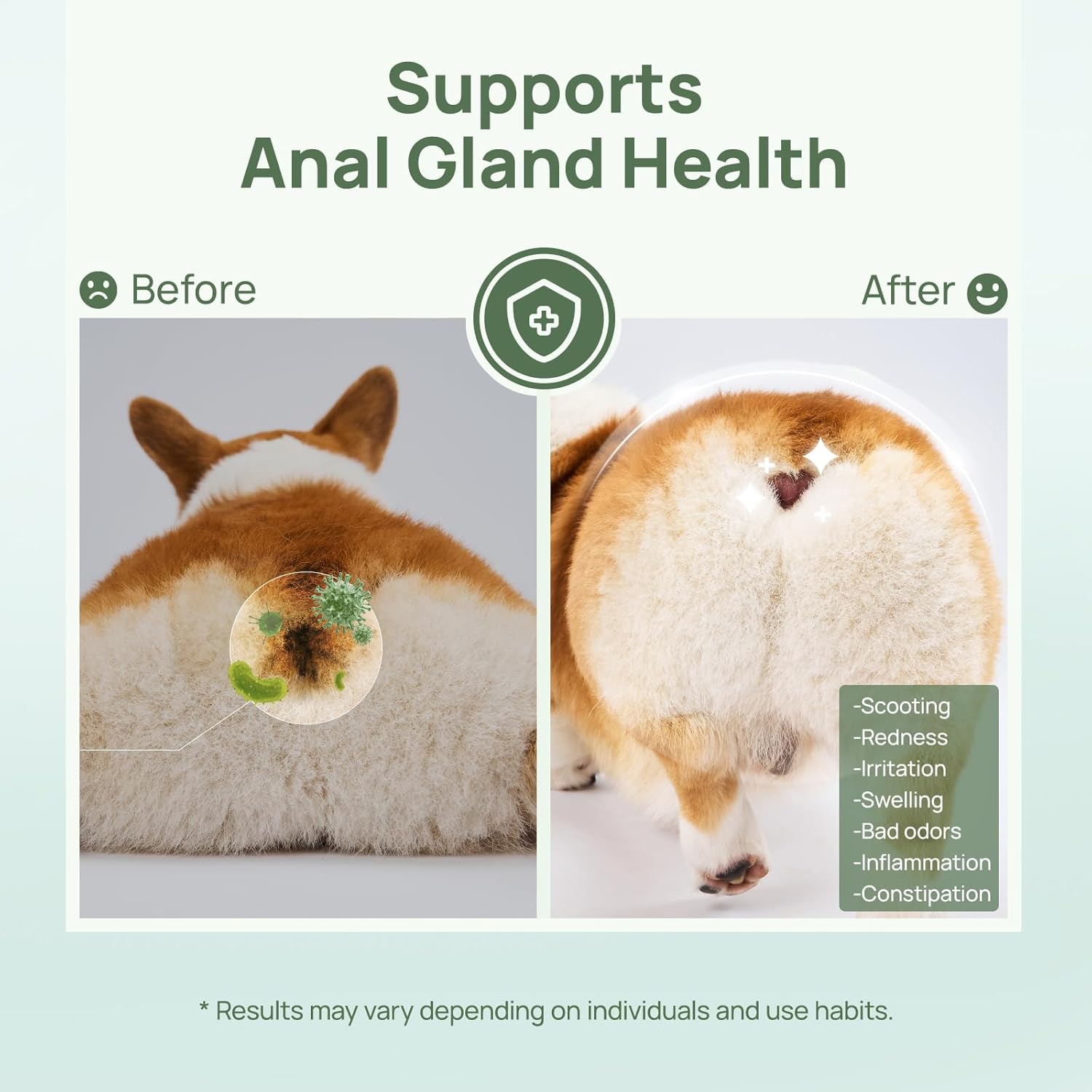 HICC PET Wipes for Dogs & Cats, Cleansing Deodorizing & Soothing Allergy Infections Anal Gland Pets Wipes with Coconut Oil - Dog Grooming Wipes for Butt and Paw - Hypoallergenic & Vet Recommended - Image 4