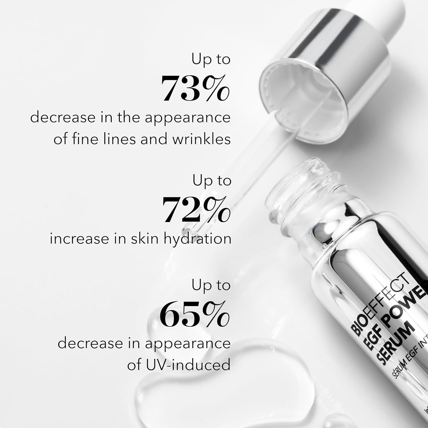 BIOEFFECT EGF Power Serum | Epidermal Growth Factor + KGF + Hyaluronic Acid | Intensive Age-Defying Face Treatment for Deep Wrinkles, Firmness & Skin Renewal, 15 mL / 0.50 oz - Image 3