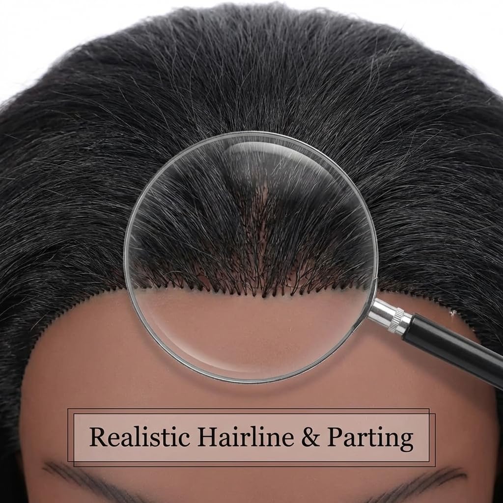 16 Inch 100% Real Hair Mannequin Head Training Head Manikin Cosmetology Doll Head for Hairdresser Practice Braiding Hair Styling with Clamp stand (16 -Inch) - Image 8