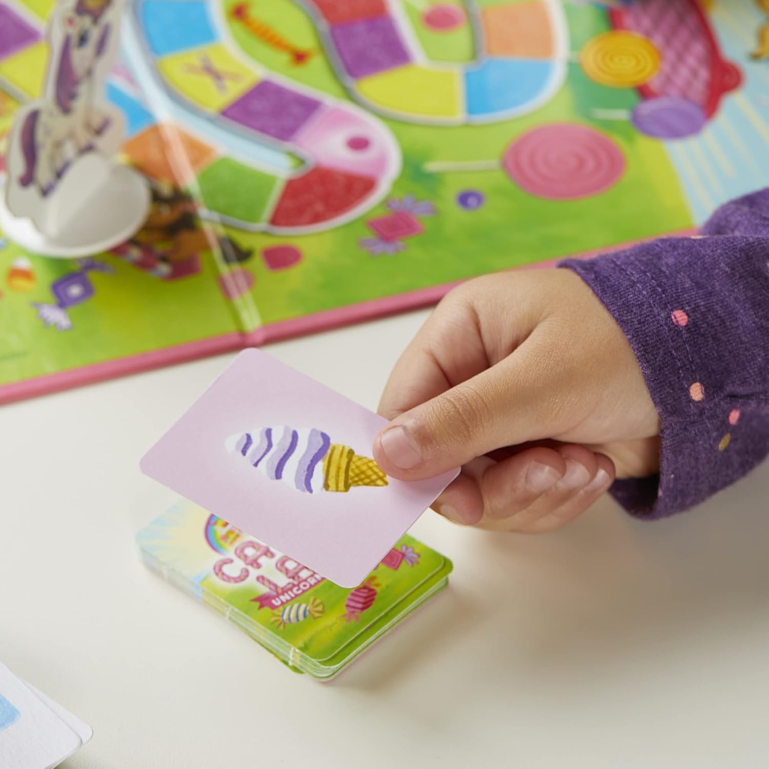 Hasbro Gaming Candy Land Unicorn Edition Preschool Board Game | Back to School Gifts for Kids | Classroom Toys | Ages 3+ (Amazon Exclusive) - Image 5