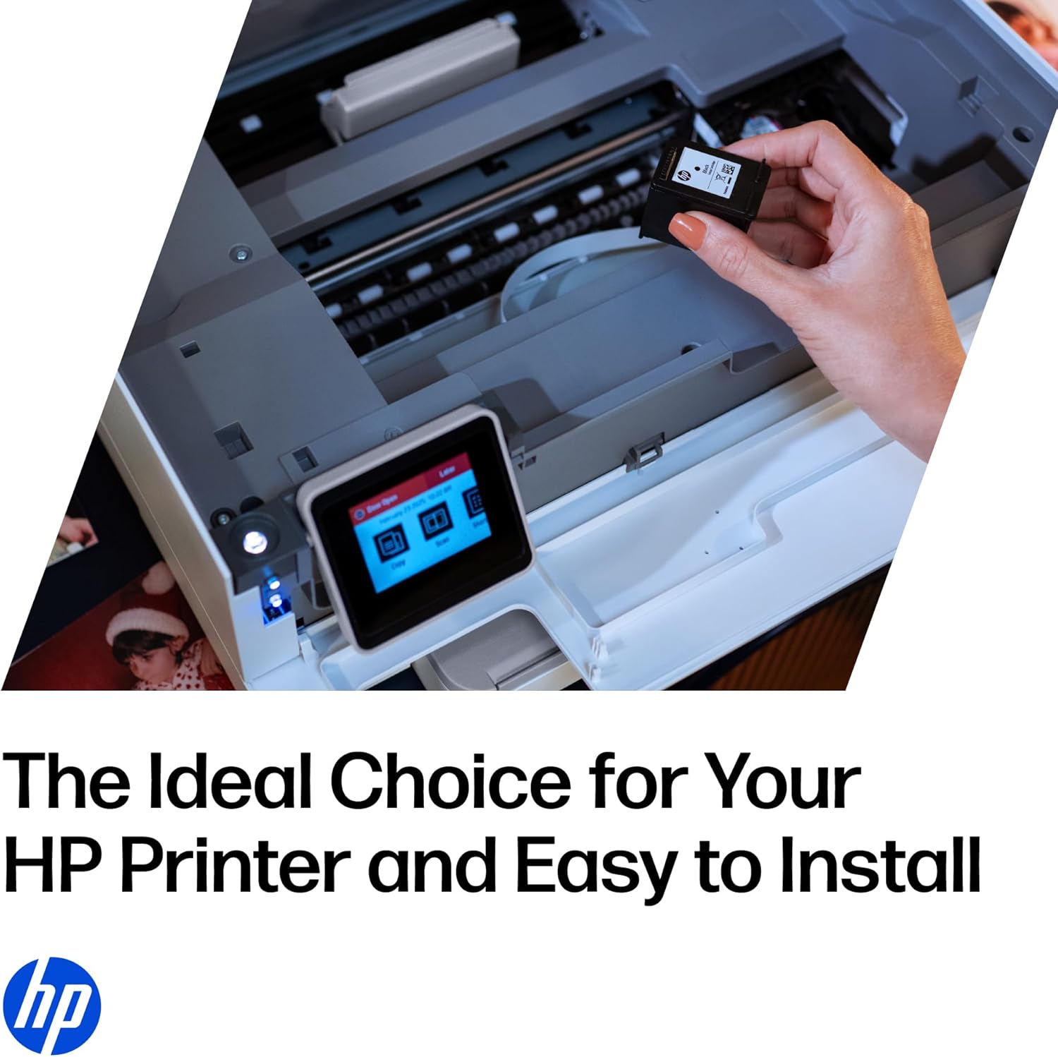 HP 63 65 Tri-Color Ink Cartridge | Works AMP; DeskJet 1100, 2100, 2600, 3600; Envy 4500, 5000; OfficeJet 3800, 4600, 5200 Series | B7RT2AN. Works with Both 63 and 65 Ink. - Image 6