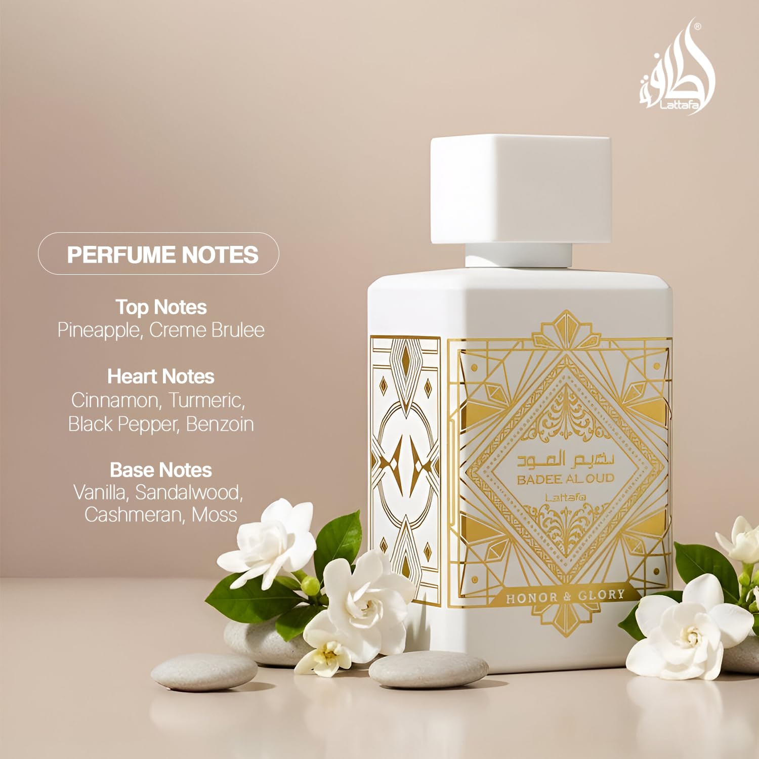 Lattafa Bade'e Al Oud Honor & Glory - Fruity, Vanilla, Warm Spicy, Woody - Eau de Parfum Long-Lasting Fragrance for Unisex, 3.40 Ounce / 100 ml | Long-Lasting Fragrance - Image 4