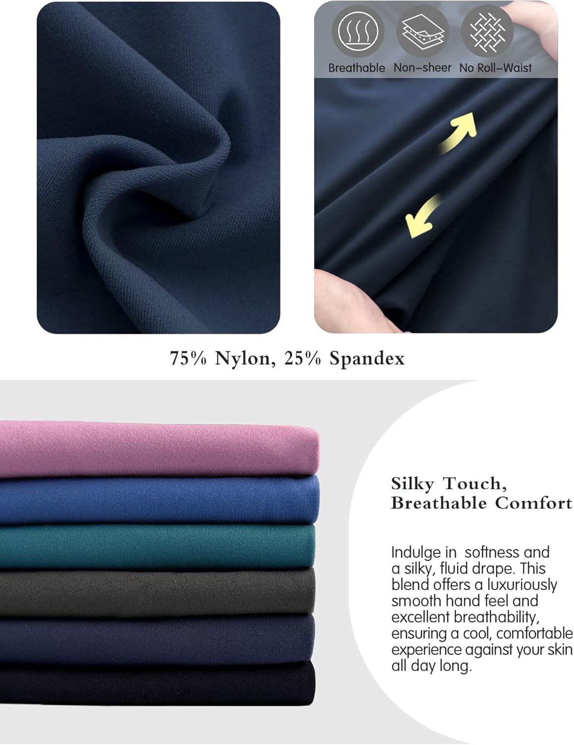 CADMUS Yoga Pants for Women Wide Leg Trousers High Waist Stretch Casual Lounge Sweatpants - Image 5