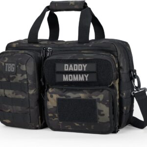 Tactical Baby Gear 4th Gen Tactical Diaper Bag for Dads w/Included Changing Mat, Stroller Straps