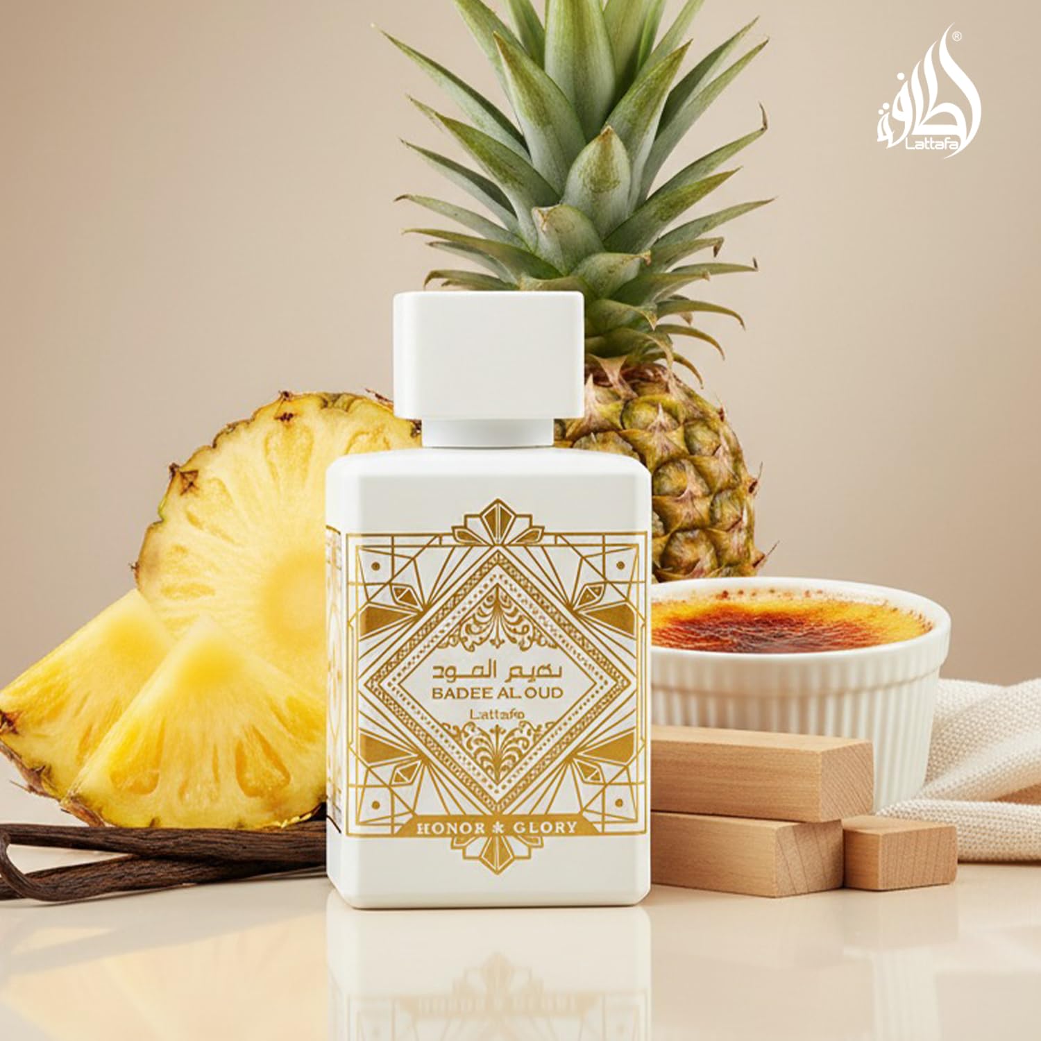 Lattafa Bade'e Al Oud Honor & Glory - Fruity, Vanilla, Warm Spicy, Woody - Eau de Parfum Long-Lasting Fragrance for Unisex, 3.40 Ounce / 100 ml | Long-Lasting Fragrance - Image 6
