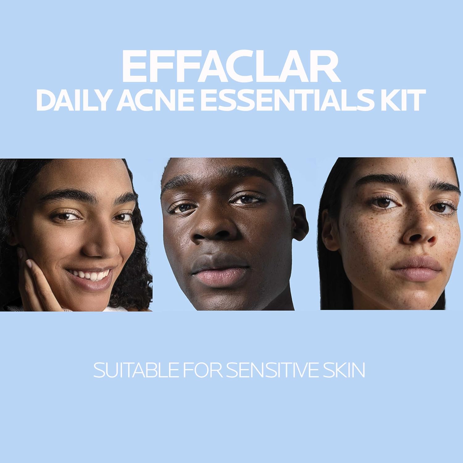 Effaclar Daily Acne Essentials Kit, Acne Treatment System, Salicylic Acid Acne Cleanser, Pore Refining Toner, & Matte Face Moisturizer for Oily Skin & Combination Skin, Oil-Free, 2 Month Supply - Image 7