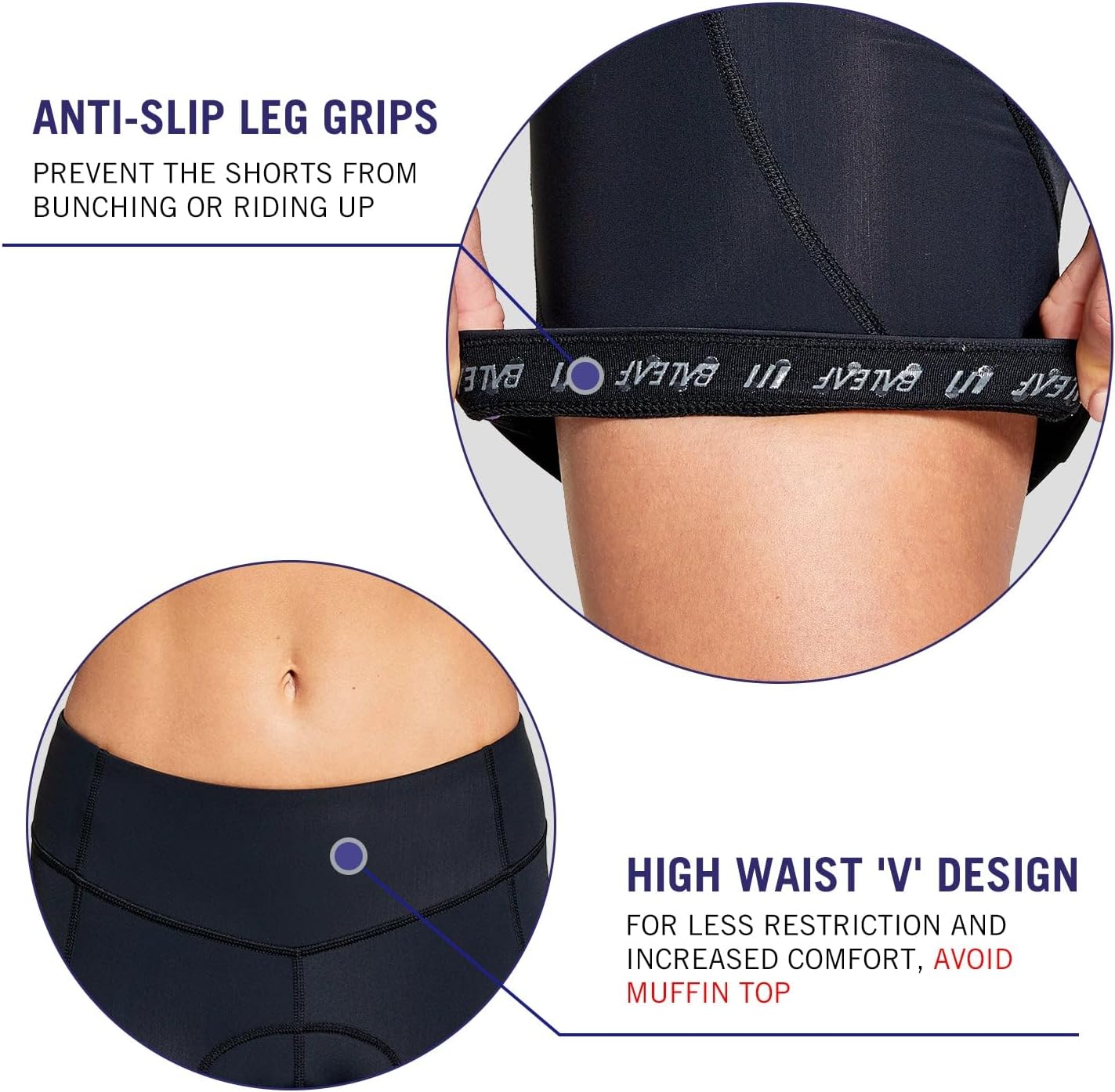 baleaf 4D Padded Bike Shorts Women Cycling Underwear Gel Padding Pockets - Image 5