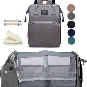 houscly Diaper Bags Backpack for Baby Boy : Large Baby Bag for Boys Girls Mom Toddler Women Men Dad Big Travel Newborn Essential Baby Registry Search Must Haves Grey