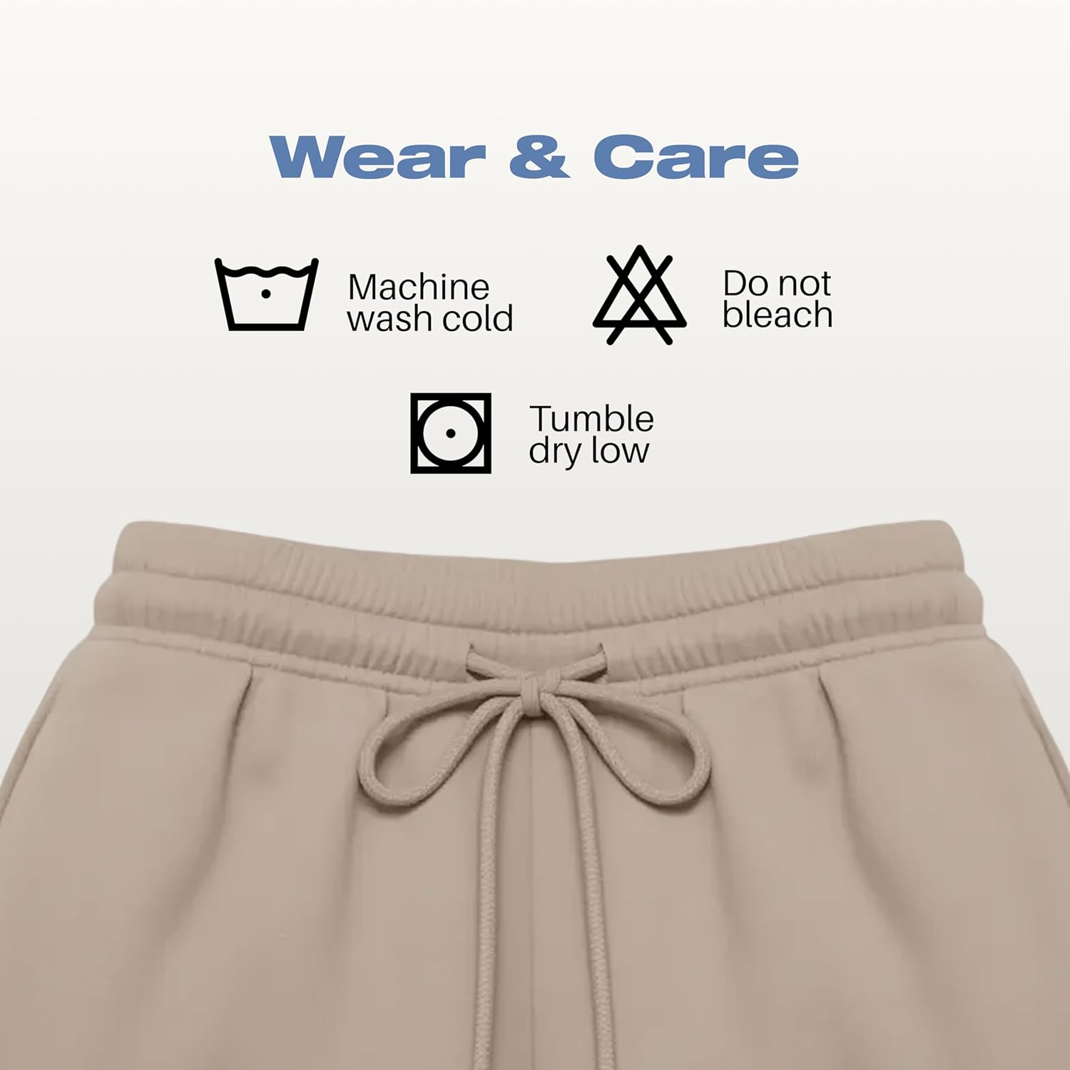 Common Stitch 3 Pack Fleece Cargo Joggers for Women — 4 Pockets, Cuffed Ankle, Elastic Drawstring Waist - Image 5
