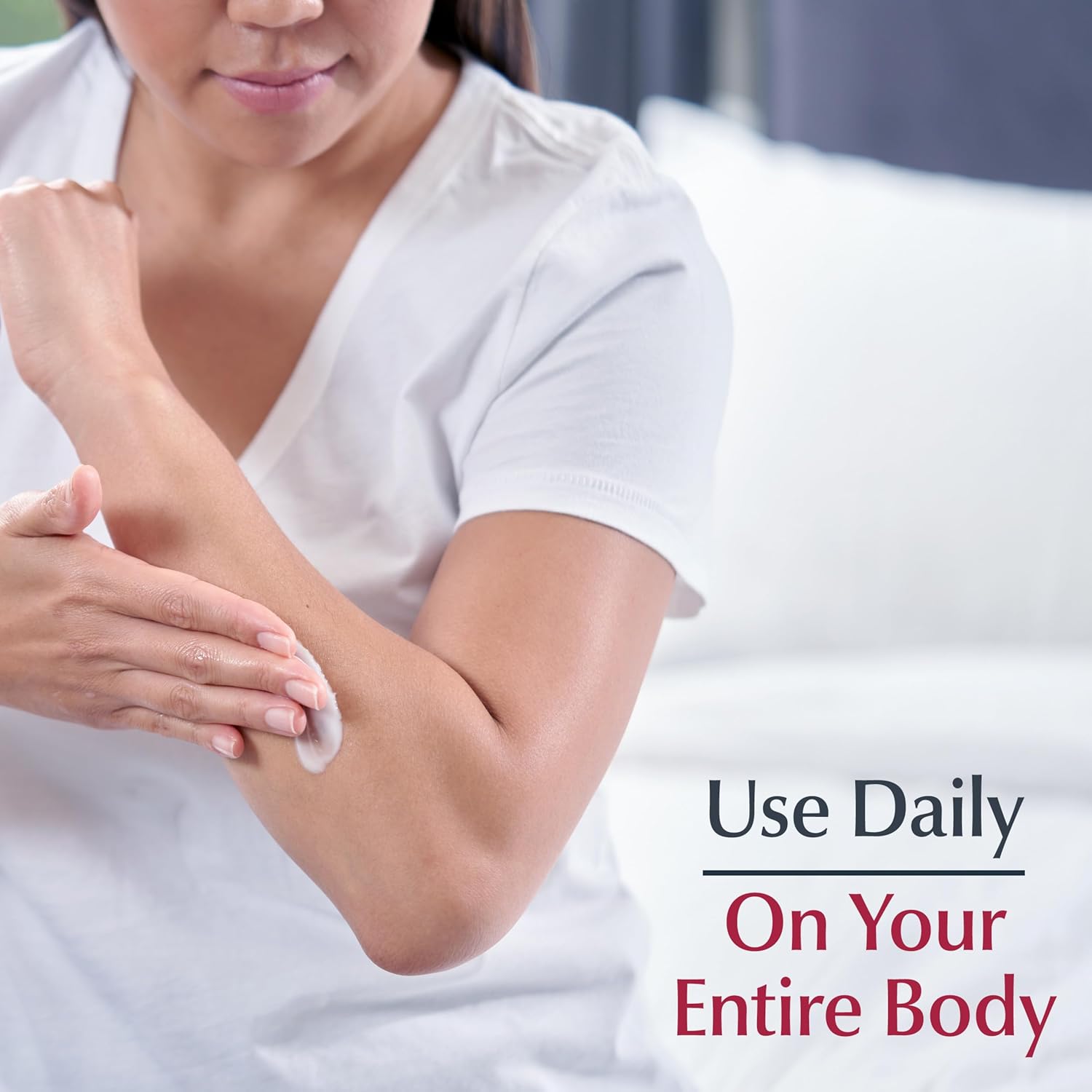 Eucerin Advanced Repair Body Cream, Urea Enriched, Unscented Body Cream for Dry Skin With Triple Moisturizing Complex, 16 OZ Jar - Image 8