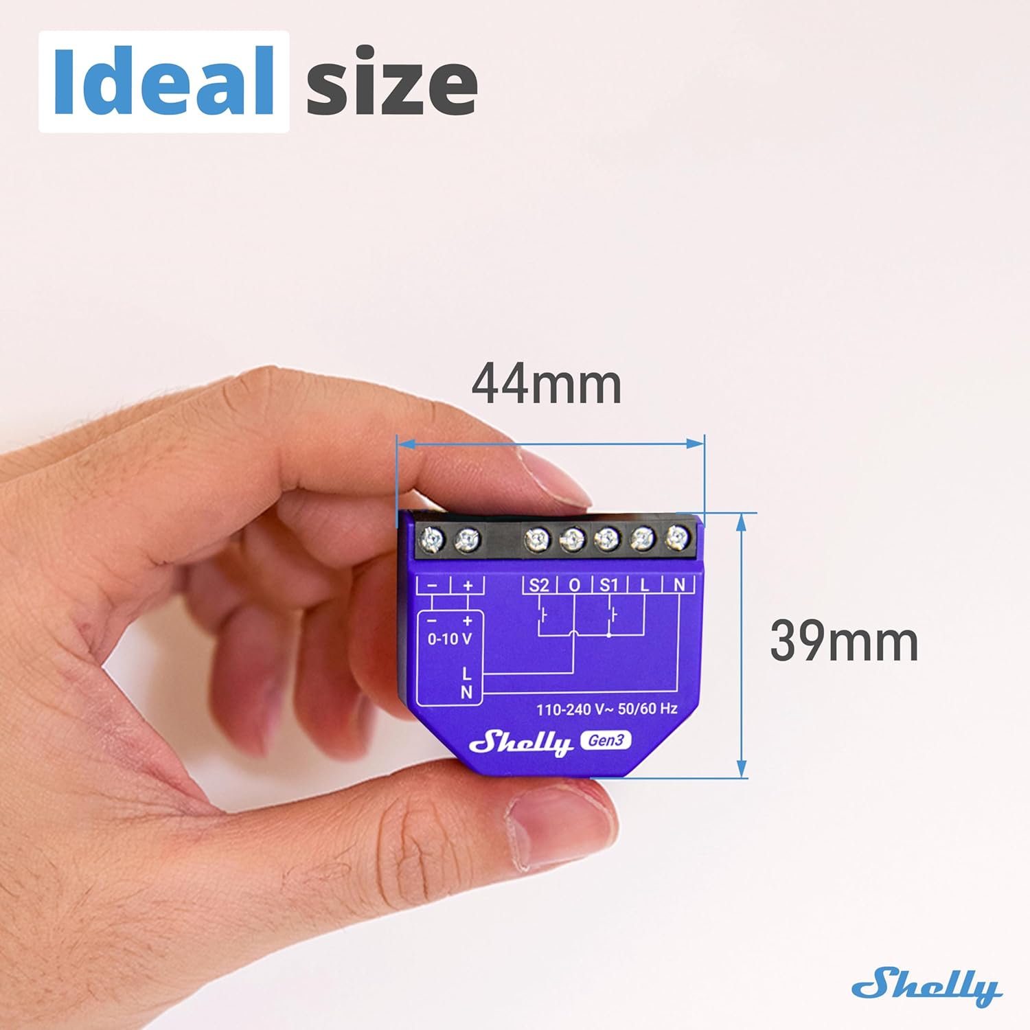 Shelly Dimmer 0/1-10V PM Gen3 | WiFi Smart Dimming with Power Monitoring | Home Automation | Compatible with Alexa & Google Home | iOS Android App | No Hub Required - Image 2
