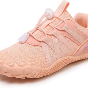 Boys Girls Barefoot Shoes Kids Toddler Wide Toe Box Minimalist Zero Drop Water Shoes Footwear Athletic Sneakers for Wrestling Hiking Camping Skateboard Climbing Running Training Sport Light Breathable