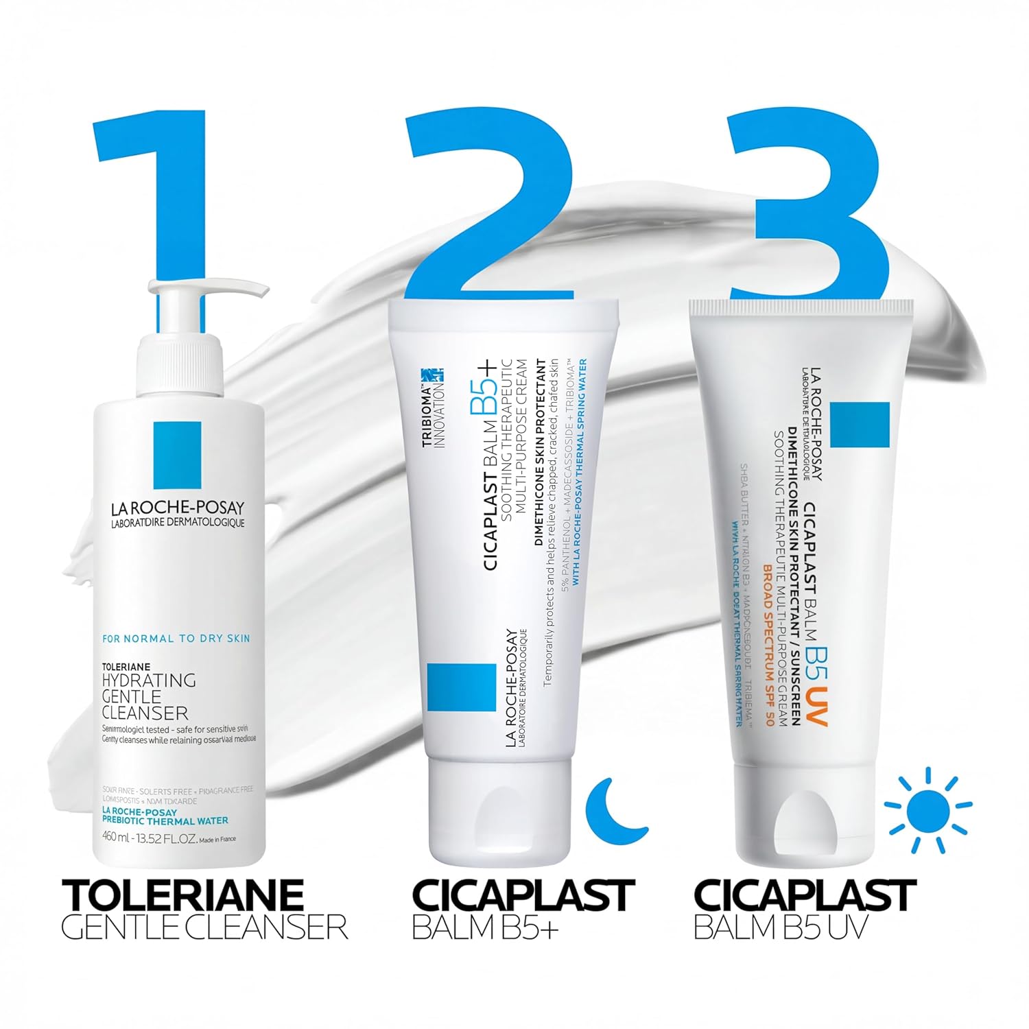 La Roche-Posay Cicaplast Balm B5 Skin Barrier Repair Cream with Centella Asiatica, Shea Butter & Panthenol | Multi-Purpose Healing Ointment for Dry, Irritated Skin | Face, Body & Hand Balm, Baby Safe - Image 7