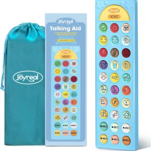 Joyreal AAC Device for Autism, Non Verbal Communication Tools for Speech Therapy & Stroke Rehab. Autism Talking Aids with 6 Programmable Buttons & Adjustable Volume, Autism Toys for Kids and Adults