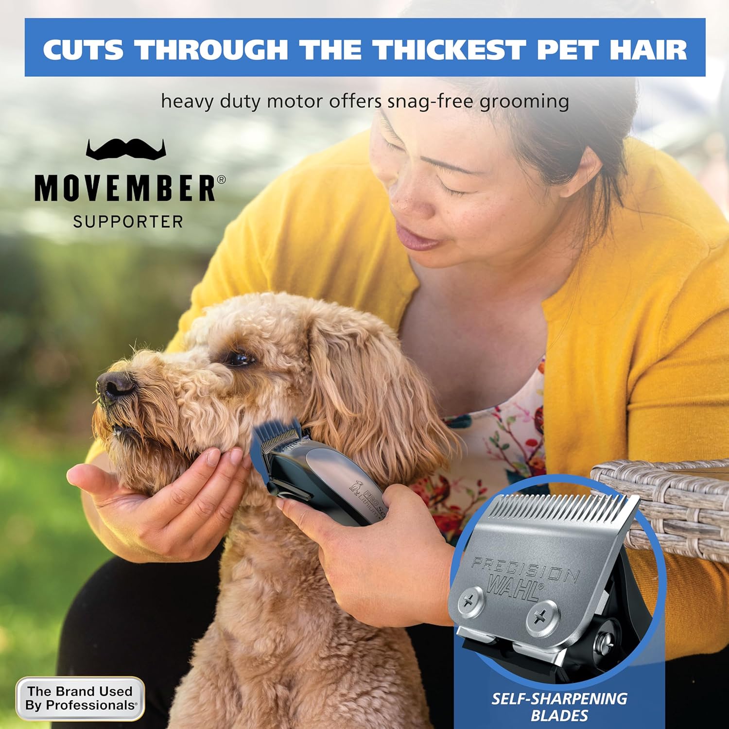 Wahl USA Lithium Ion Pro Series Cordless Animal Clippers – Rechargeable, Heavy-Duty, Electric Dog & Cat Grooming Kit for Small & Large Breeds with Thick to Heavy Coats – Model 9766 - Image 2