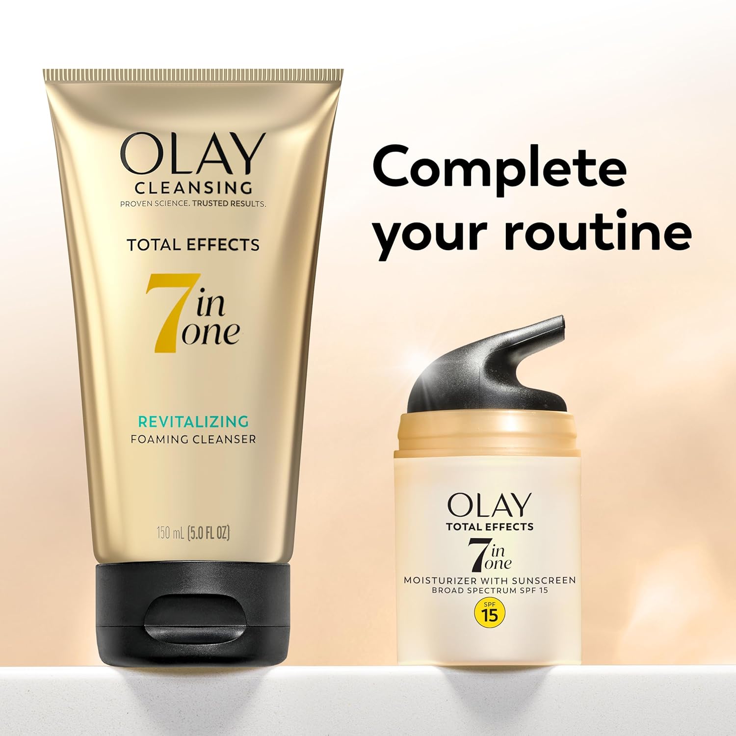 OLAY Total Effects 7-in-1 Anti-Aging Face Moisturizer with SPF 15, Fragrance-Free 1.7 oz - Image 9